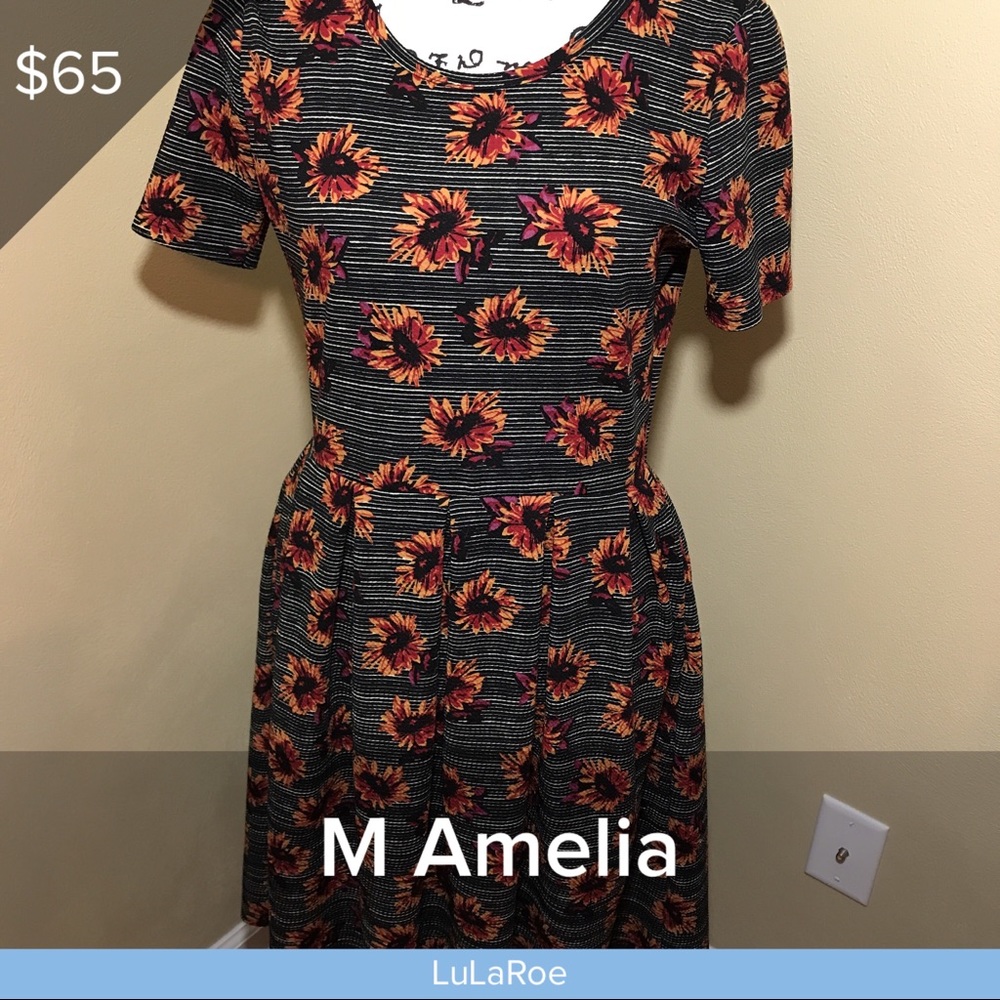 LuLaRoe Medium Amelia- Gently Used